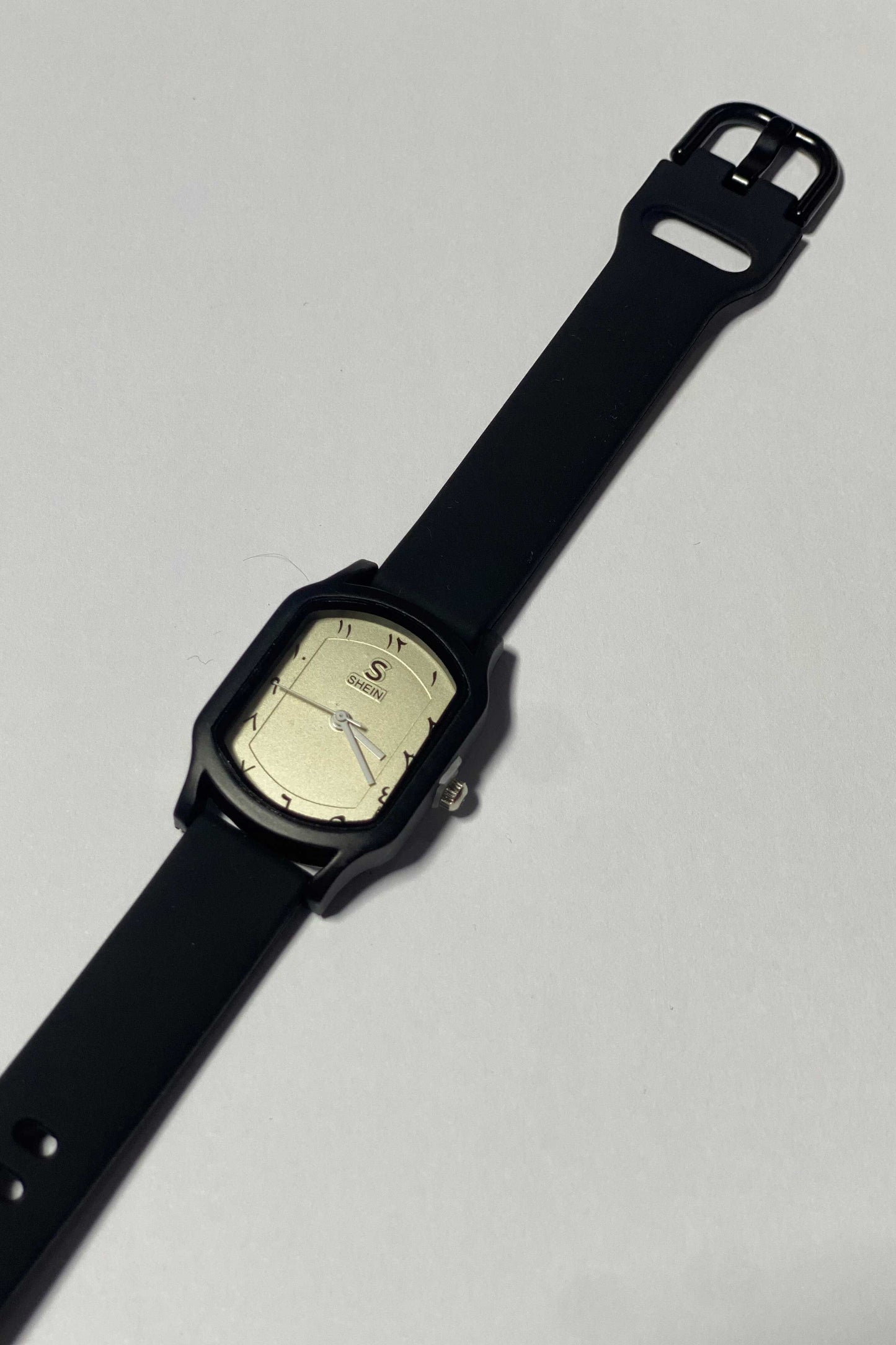 Modern Black  Watch with Eastern Arabic Numerals